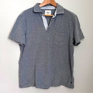 Martin + OSA Gray Polo Men’s Size Large 100% Cotton in Excellent Condition